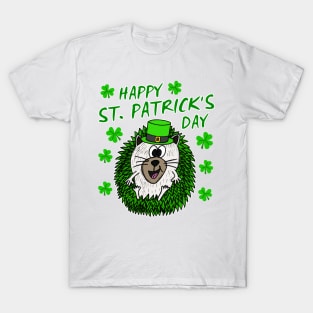 Happy St. Patrick's Day 2022 Hedgehog Wildlife Lover T-Shirt